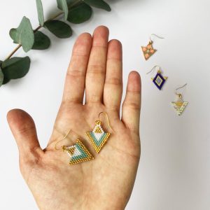 Kit complet de tissage de perles miyuki pour réaliser des bijoux