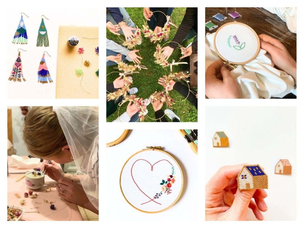 Kit créatif de broderie et tissage de perles Miyuki – Atelier Mylène